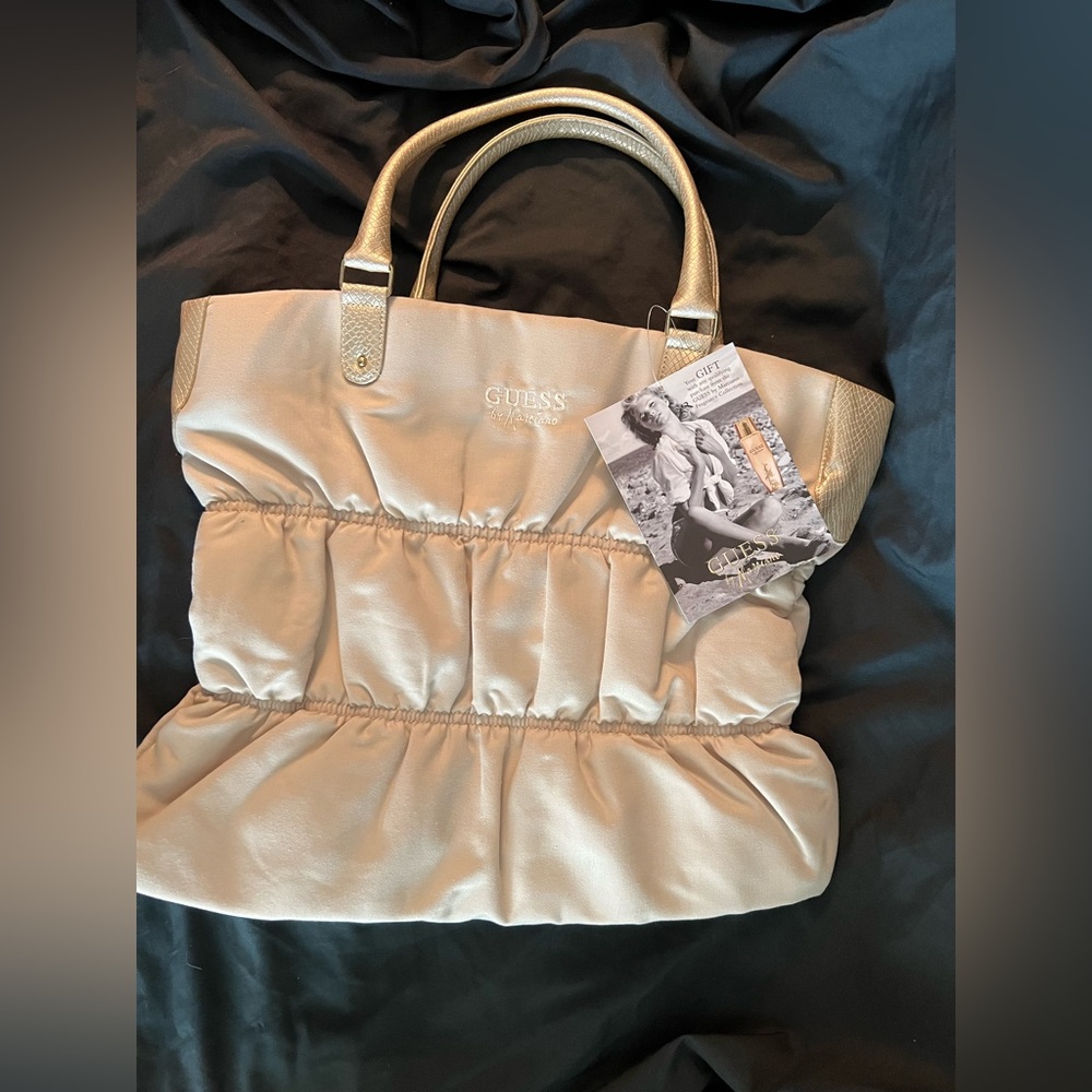 GUESS By Marciano Canvas Tote Bag Brand New